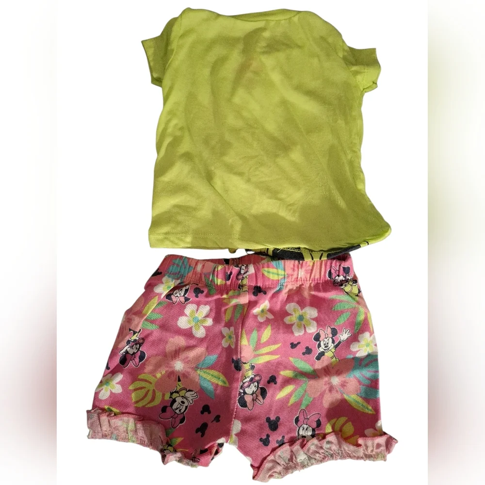 Disney Minnie Mouse Set - Yellow and Pink
